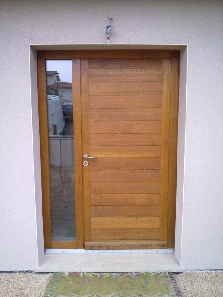 Entrée avec porte bois moderne Mâcon